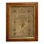 1826 Anglo-American Framed Needlework by Julia Rogers For Sale