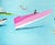 Textile Scott Woodard "Regatta of Sorts" Pastel Blue and Pink Abstract Contemporary Landscape Painting, 2022 For Sale - Image 7 of 11