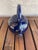 Workaday Handmade Vintage Blue Glazed Ceramic Stoneware Top Handle Teapot For Sale - Image 4 of 8