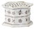 Hexagonal Inkwell in Viana Earthenware, 18th Century For Sale