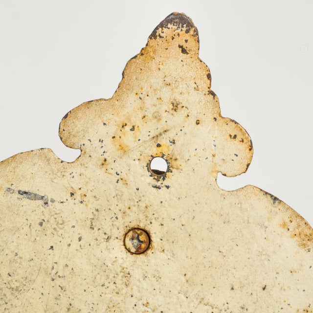 Huge Vintage Cast Iron Wall Sconce Pair Pillar Candle Holders Architectural Salvage For Sale - Image 11 of 17