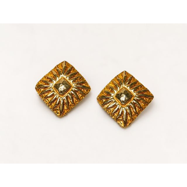 Vintage Earrings Clips by Jean Patou, 1980s, Set of 2 For Sale - Image 13 of 13