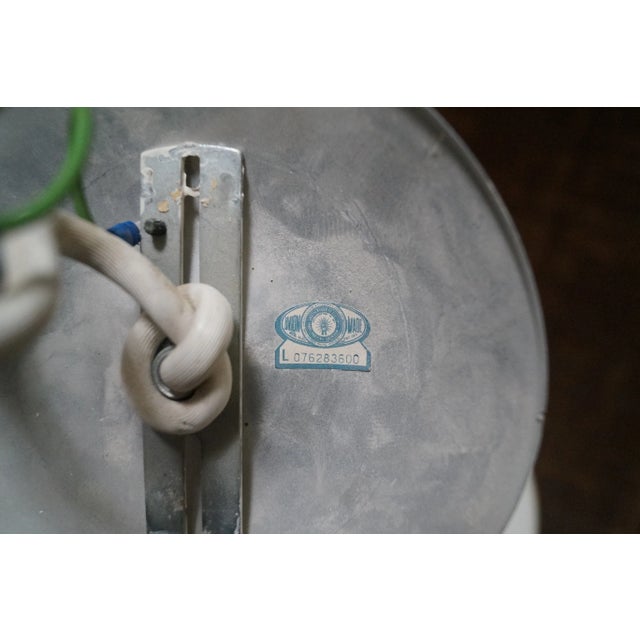 1950's Mid-Century Modern Aluminum Light Fixture For Sale - Image 12 of 13