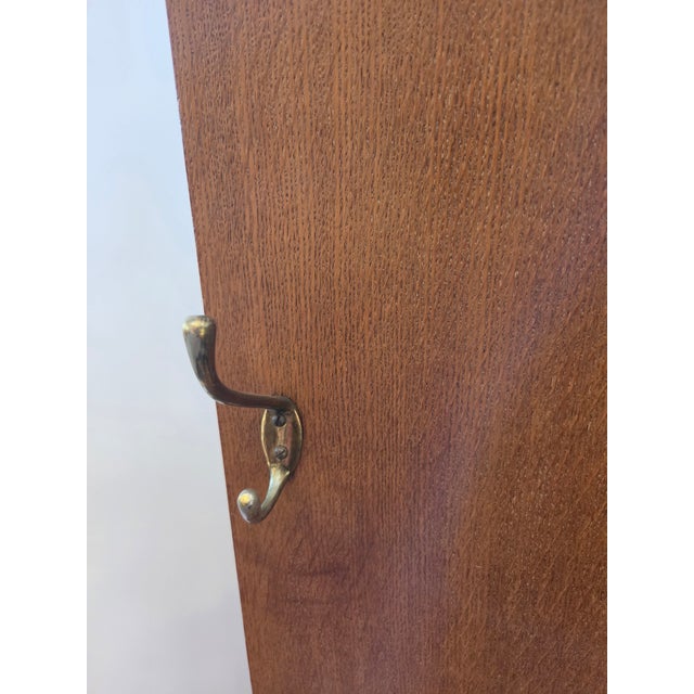Art Deco 1938 Art Deco Coat Rack Oak Heals of London For Sale - Image 3 of 11
