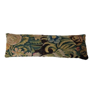 17th Century Flemish Verdure Tapestry Pillow For Sale