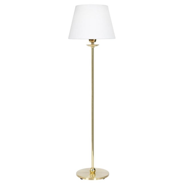 Medium Polished Brass Uno Table Lamp from Konsthantverk For Sale - Image 4 of 7