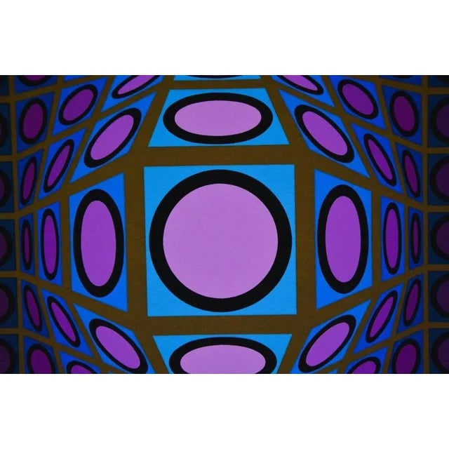 Victor Vasarely, Microcosmos, 1979, Silkscreen For Sale - Image 4 of 8