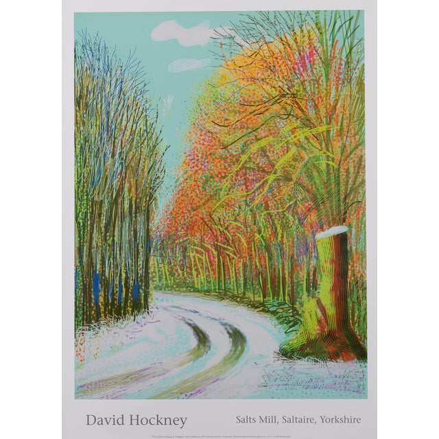 The Forest Path Poster after David Hockney For Sale