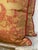 Custom Mariano Fortuny Pillows in Antique Gold & Coral Damask For Sale - Image 10 of 16