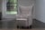 Mogens Lassen Vintage Wingback Chair in Bouclé Fabric from Mogens Lassen, Denmark, 1950s For Sale - Image 4 of 12