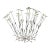 Vintage Tole Kinetic Sculpture of White Flowers With a Bee For Sale