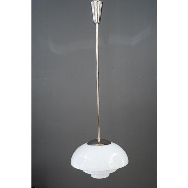 Bauhaus Nickel Pendant, Germany, 1930s For Sale - Image 14 of 14