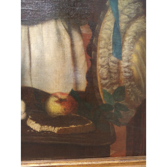 Late 19th Century Charles Burns Jr., Oil on Canvas 1874 - Exhibited National Academy of Design For Sale - Image 5 of 11