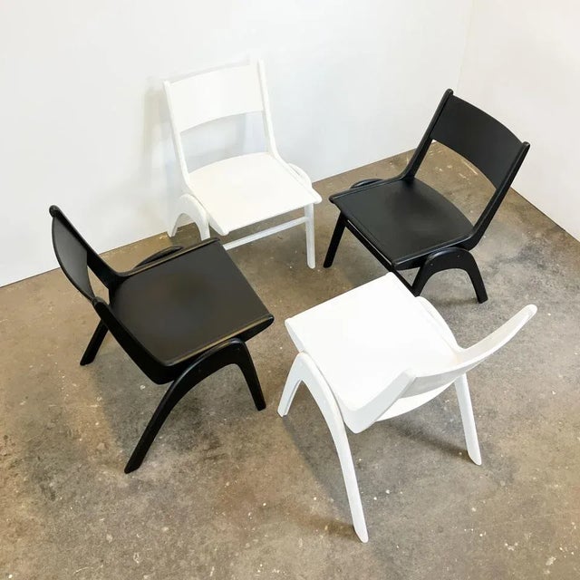 Bauhaus Stacking Chair in Beech from Casala, 1950s For Sale - Image 3 of 13