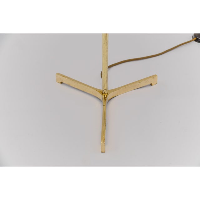 Mid-Century Modern Floor Lamp in Brass and Teak from Temde, 1960s For Sale - Image 13 of 15