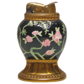Colorful Chinoiserie Cloisonne Lighter For Sale