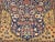 Vintage Persian Tabriz Area Rug, Floral Pattern, Handwoven Wool, Navy & Red, 4’ X 6’ For Sale In Chicago - Image 6 of 12
