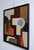 Point d'ancrage This original geometric abstract painting by French artist Sophie Dumont is an oil on linen canvas created...