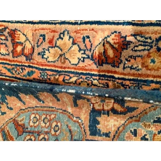 Textile Pasargad NY Antique Persian Qazvin Wool Rug - 10′1″ × 21′6" For Sale - Image 7 of 10