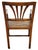 Wood Antique English Anglo - Indian Carved & Inlaid Caned Seat Desk Armchair For Sale - Image 7 of 18