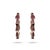 Gemstone Natural 18k Gold Ruby 1.07ct Stud Earrings, Timeless Elegance, Pair For Sale - Image 7 of 8