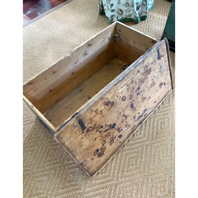 19th Century Painted Blanket Chest For Sale - Image 5 of 8