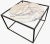 Warren Platner White Marble Coffee Table With Brass Wire Base For Sale - Image 6 of 6