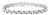 7.94ctw Blue Zircon & Diamond Tennis Bracelet, 18k White Gold, Length 7.25 In. For Sale