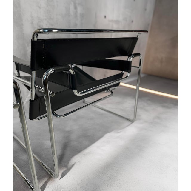 Vintage Wassily Chairs by Marcel Breuer, 1970s, Set of 2 For Sale - Image 12 of 16