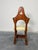 1900 - 1909 Early 20th Century Brutalist Oak Arts and Crafts Antique Hall Chair in Manner of Charles Limbert For Sale - Image 5 of 11