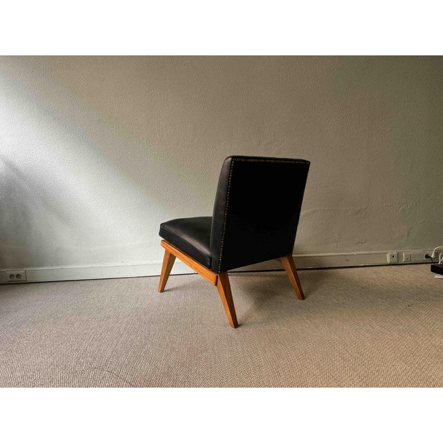 Set of Low Chairs in the style of Jens Risom, 1950s For Sale - Image 12 of 18