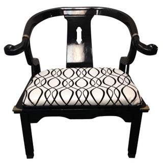 Vintage James Mont Style Ming Chair For Sale