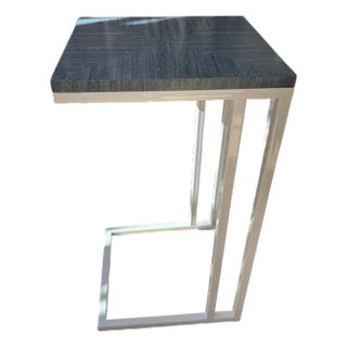 Keith Fritz Fine Furniture Sidecar in Ceylon Blue For Sale