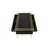 1980s Black Glass and Brass Coffee Table, 1980s For Sale - Image 5 of 7