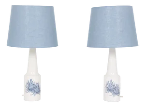 Large Table Lamps by Royal Copenhagen for Fog & Mørup, Denmark, 1966, Set of 2