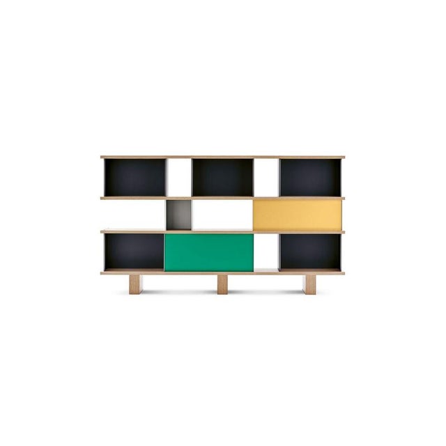 Nuage Shelving Unit in Wood and Aluminium by Charlotte Perriand for Cassina For Sale - Image 12 of 13