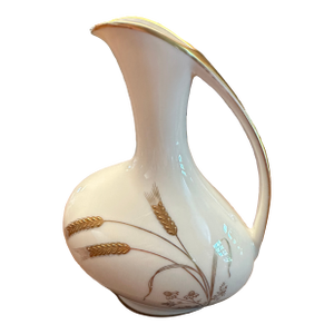 Vintage 1950's Alka Bavaria Porcelain Mid-Century Hand-Painted Signed by Artist, Vase