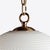 Early 21st Century Large Opaline Parisian Globe Pendant from Pure White Lines For Sale - Image 5 of 11
