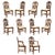 Sweet Heart Dining Chairs- Set of 10 For Sale - Image 13 of 13