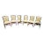 1980s Vintage Set of 6 Lacor Dining Room Chairs With Upholstery For Sale