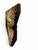 Mid-Century Modern Vintage Evelyn Lino Brutalist Gold Starburst Mask Wall Sculpture For Sale - Image 3 of 7