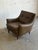 Green Tufted Leather Lounge Chair Danish Mid-Century Modern Armchair 1960s For Sale - Image 8 of 9