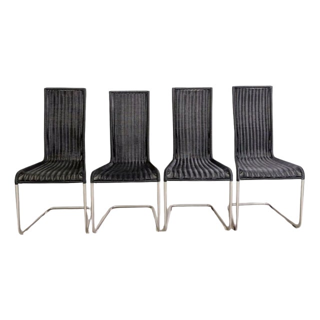 Black B20 Cantilever Chairs by Jean Prouve for Tecta, Set of 4 For Sale