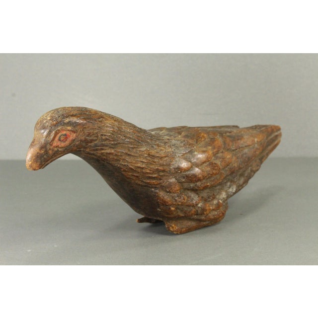 Antique Transylvania Carved Figure of a Bird - Pigeon For Sale - Image 9 of 18