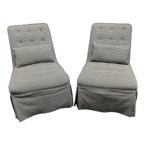 1960s Mid-Century Pair of Edward Wormley for Dunbar Slipper Chairs