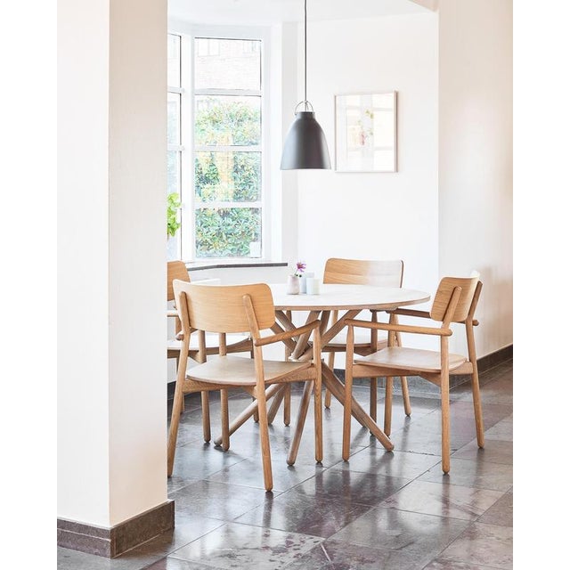 Hector Light Oak Dining Table 120 by Eberhart Furniture For Sale - Image 12 of 17