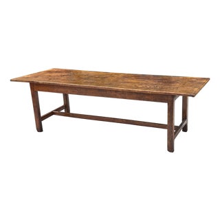 Large English Farmhouse Kitchen Dining Table, 1760 For Sale