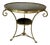 Louis XVI Style Neoclassic Gilt Bronze Black Marble Top Gueridon For Sale