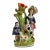 Mid 19th Century Staffordshire Spill Vase With Shepherd, Girl, Dog & Lamb For Sale