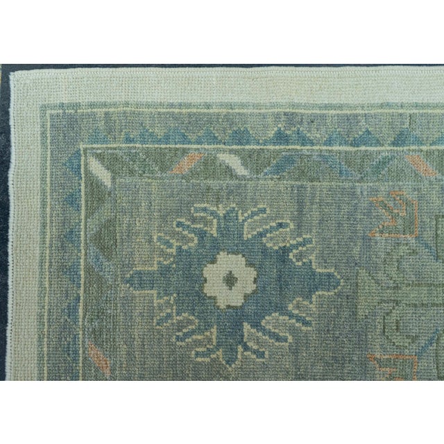 Turkish Oushak Rug 9' x 12'8" #19231 For Sale In Houston - Image 6 of 8